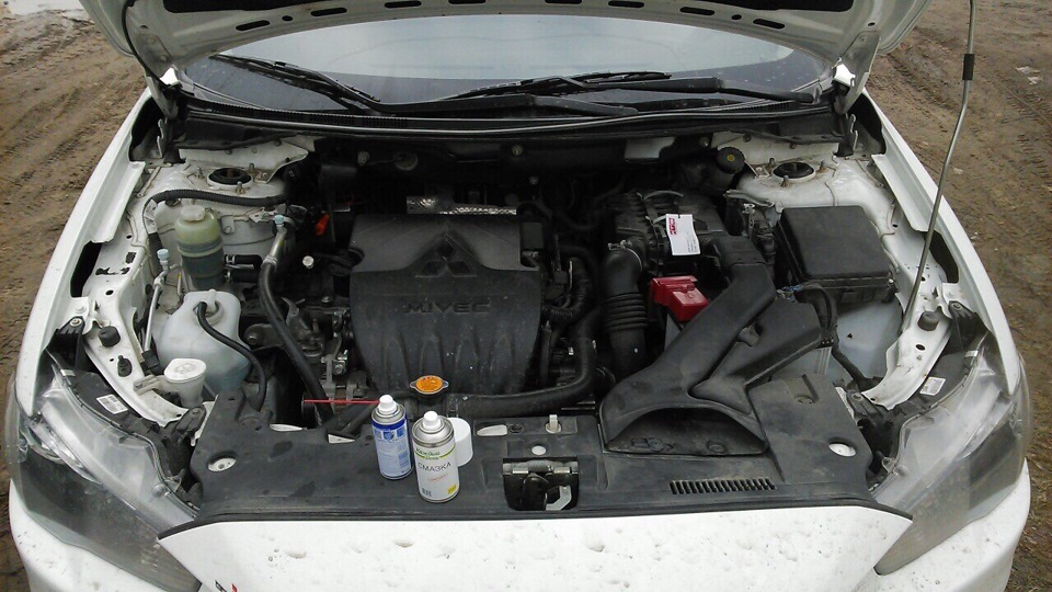 Убираем хруст педали сцепления! — Mitsubishi Lancer X, 1,6 л, 2012 года ...