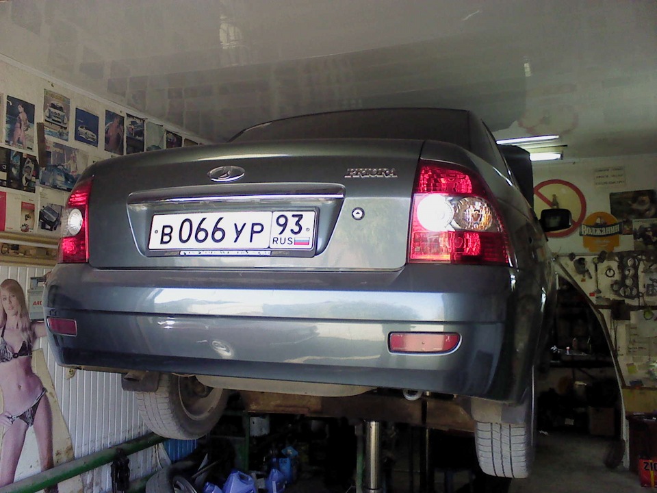 Шарнир кулисы от Калины. — Lada Приора седан, 1,6 л, 2010 года | тюнинг ...