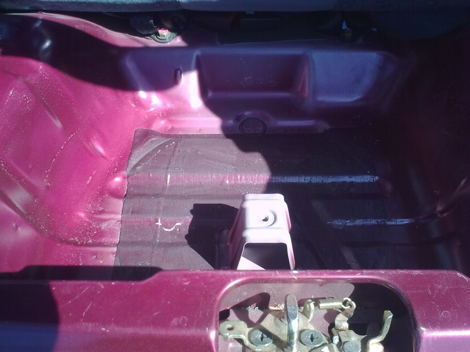 запаска в багажнике — Daewoo Matiz (M100, M150), 0,8 л, 2006 года ...