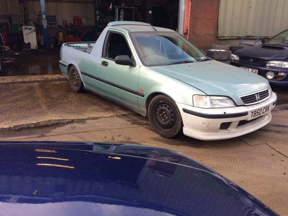 Хонда пикап. .Хм. . — Honda Civic Fastback (5G), 1,4 л, 1996 года ...