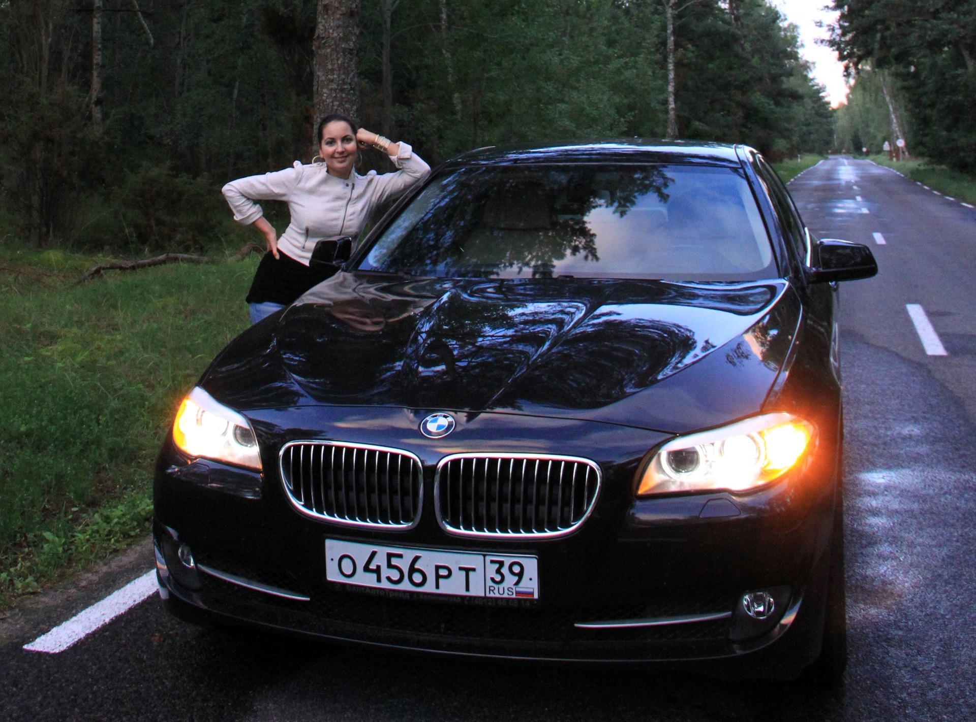 Свадебная рижская — BMW 5 series (F10), 2,5 л, 2010 года | аксессуары |  DRIVE2