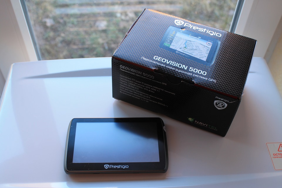 Портативный GPS-навигатор Prestigio GeoVision 5000 Grey — Skoda Fabia ...