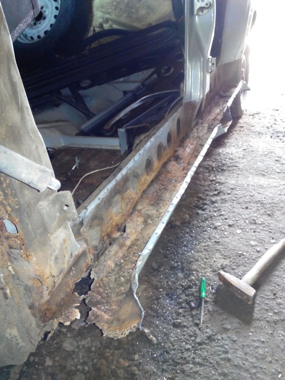 Сварочные работы. ваз 21099 Часть 1 — Lada 21093i, 1,5 л, 2002 года ...