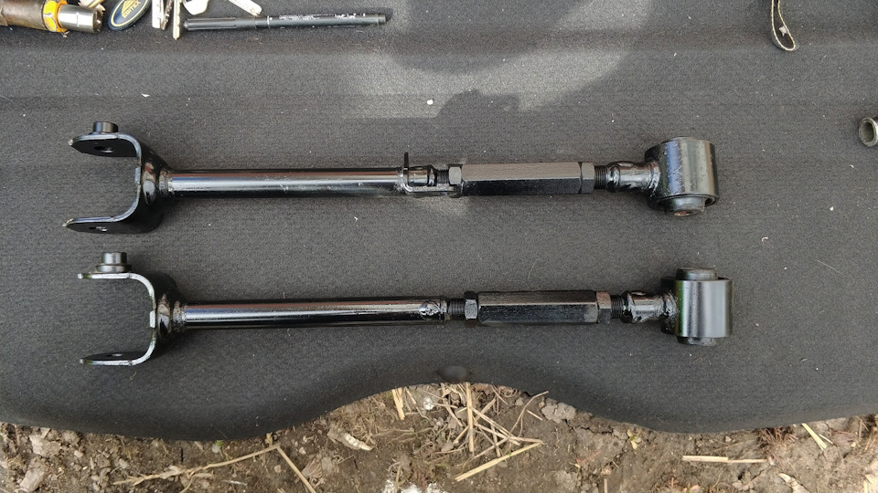 Самодельные развальные рычаги — Honda Accord (8G), 2,4 л, 2008 года ...