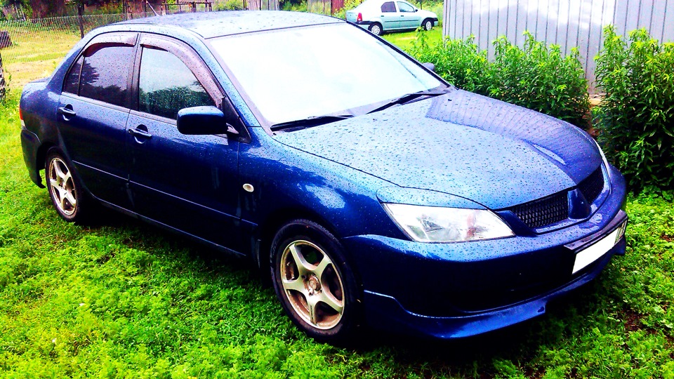Самостоятельно доработанные задние локеры — Mitsubishi Lancer IX, 1,6 л ...