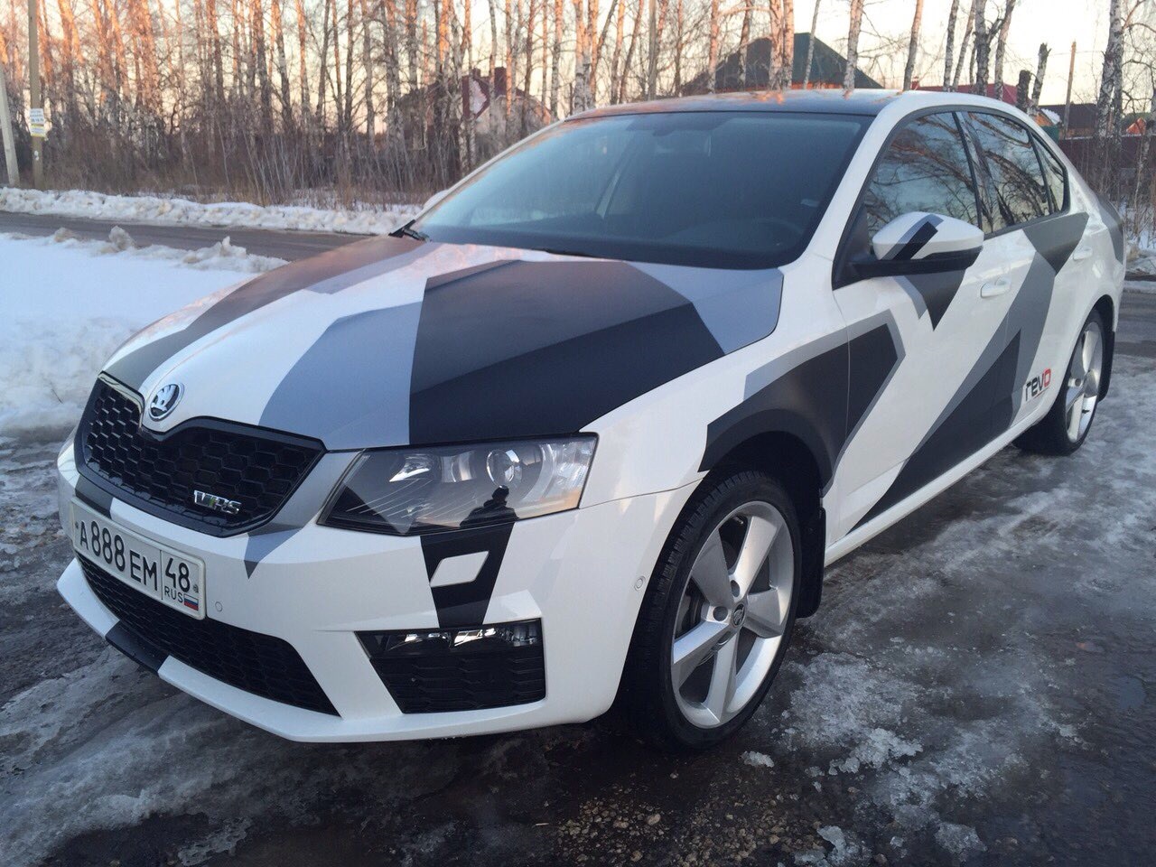 Skoda Octavia RS камуфляж