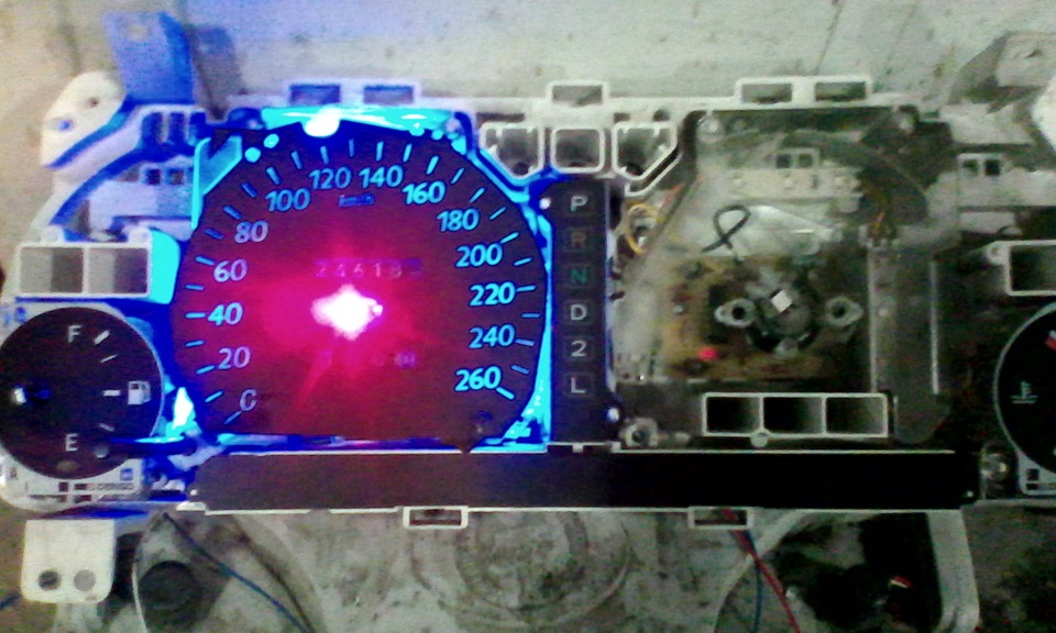 переделка щитка приборов — Toyota Mark II (90), 1993 года | тюнинг | DRIVE2