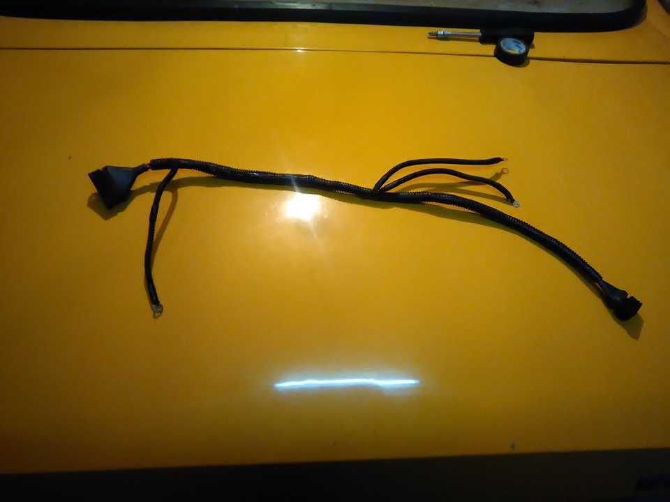 Установка ЭБЗ и прибрал провода в гофру — Москвич 2140, 1,8 л, 1988 ...