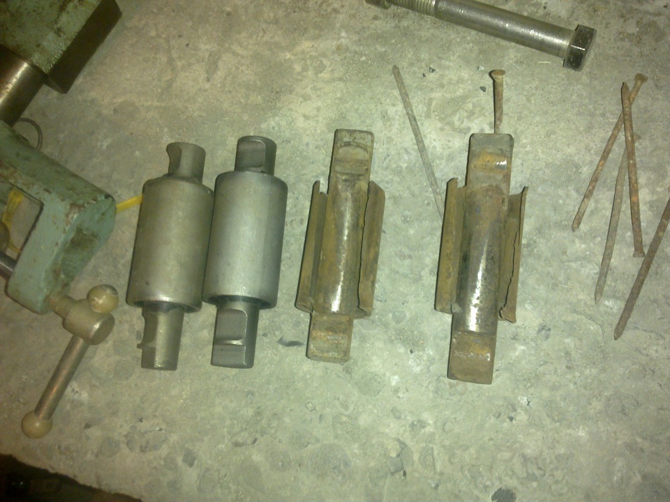 Замена сайлентблоков рессор и втулок стабов — Volvo F6 f611 TD60C, 5,5 ...