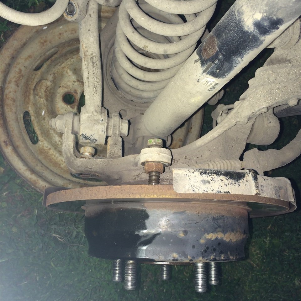 Как быстро снять прикипевший задний тормозной диск?! — KIA Ceed (1G), 1 ...