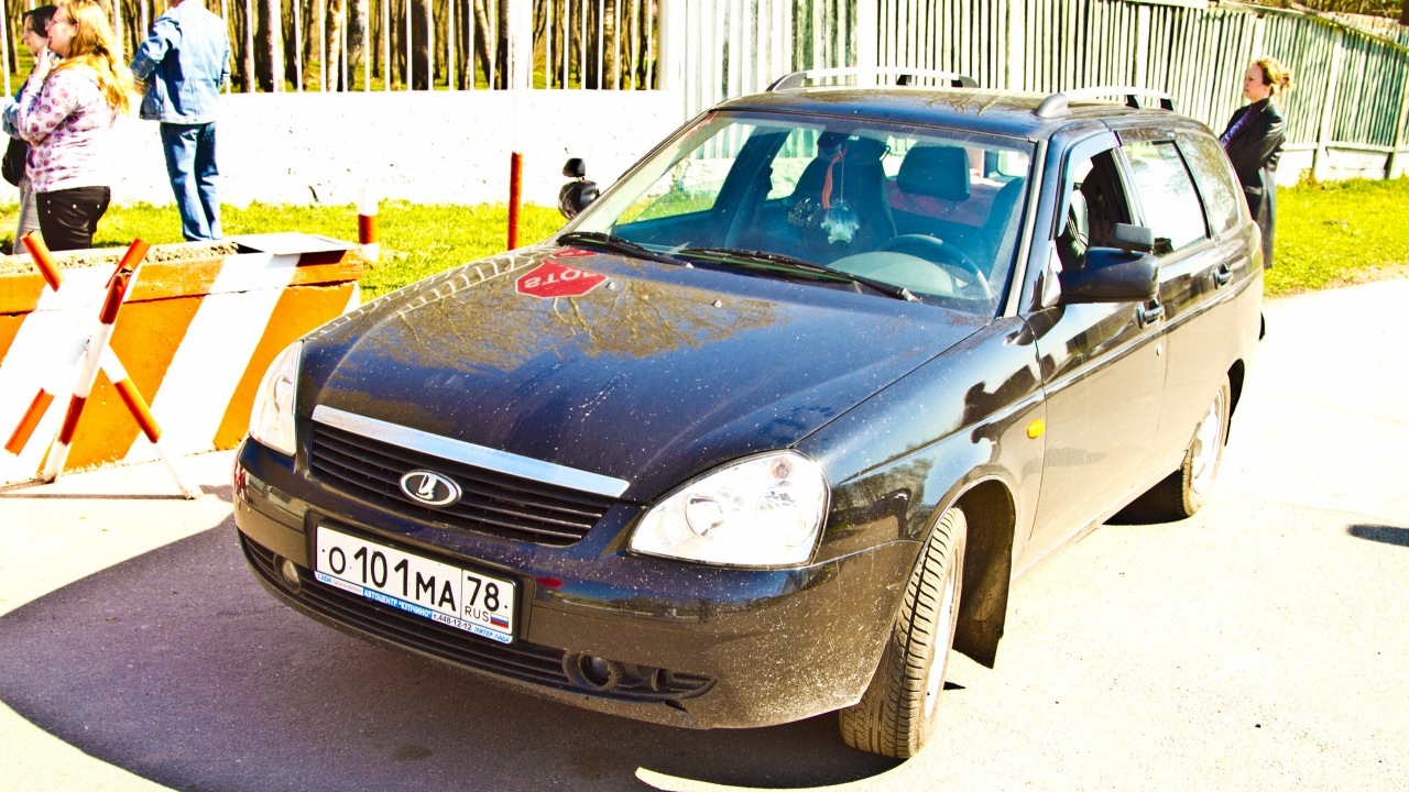 Lada Приора универсал 1.6 бензиновый 2010 | Черный вагончик на DRIVE2