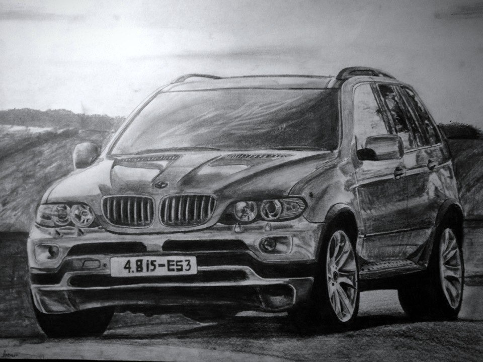 Bmw x7 рисунок