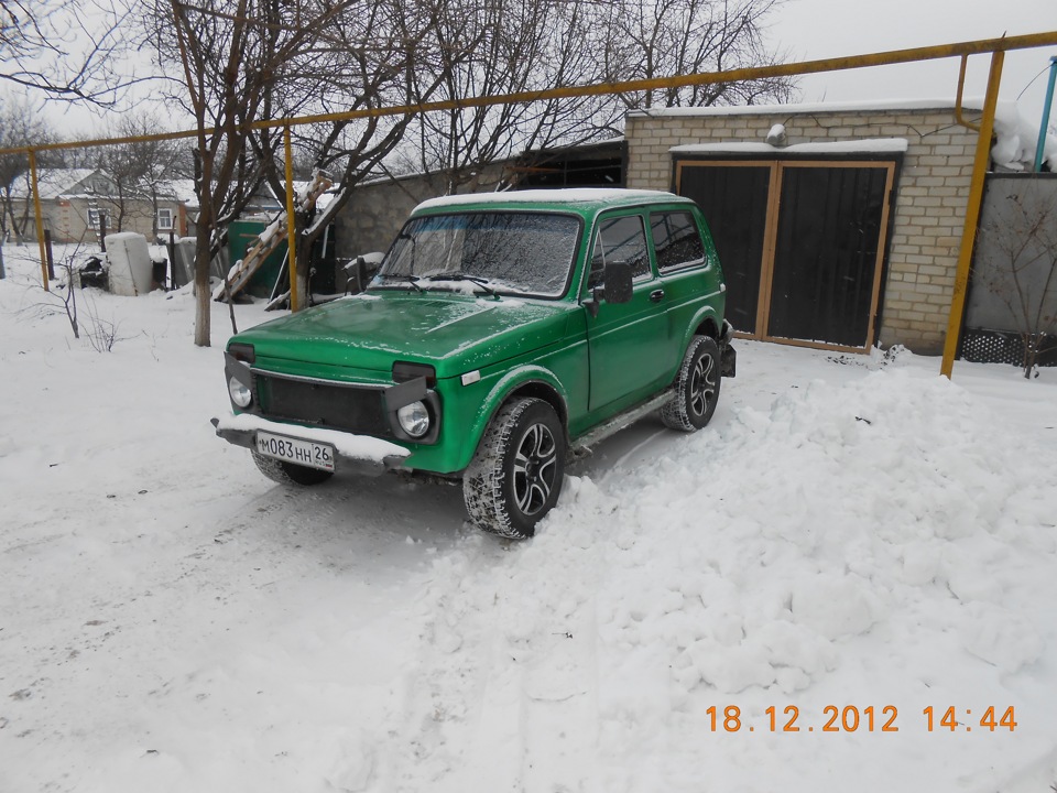 фото зимой — Lada 4x4 3D, 1,6 л, 1989 года | шины | DRIVE2