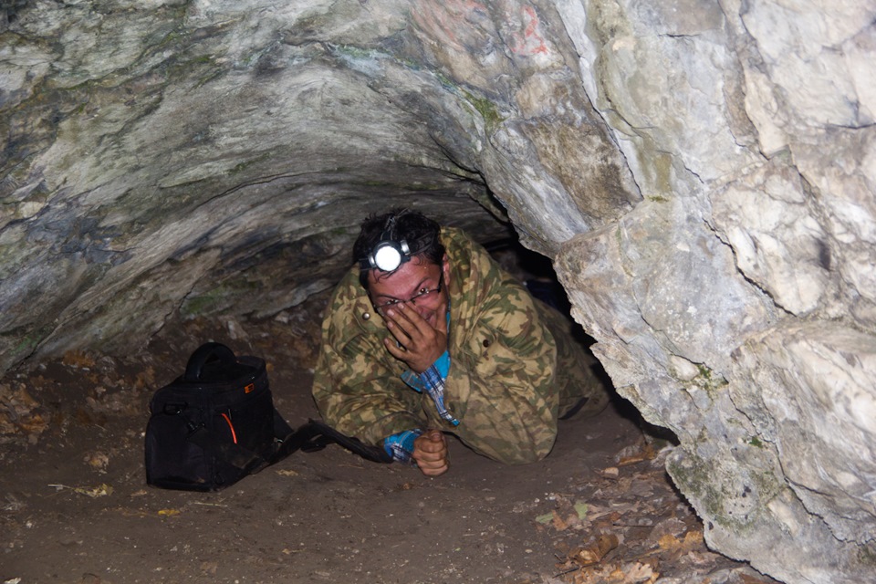 Село аромашево где находится вход в пещерах Хазинское ущелье и его пещеры - 2015 - Mitsubishi Pajero (2G), 2,5 л, 1993 года 