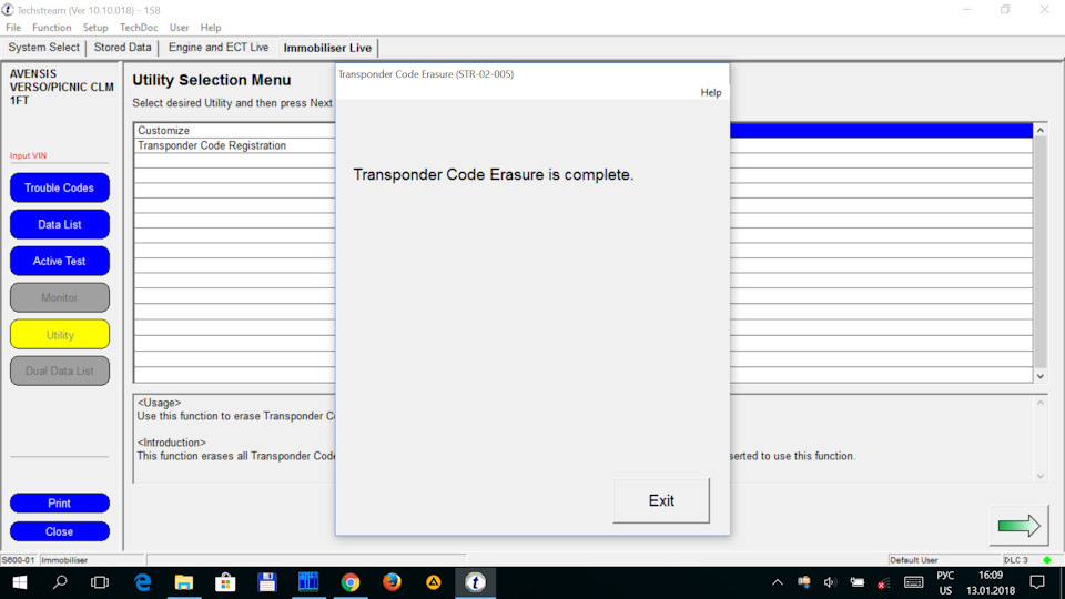Финал — Toyota Avensis Verso. Запчасти на фото: 10100181
