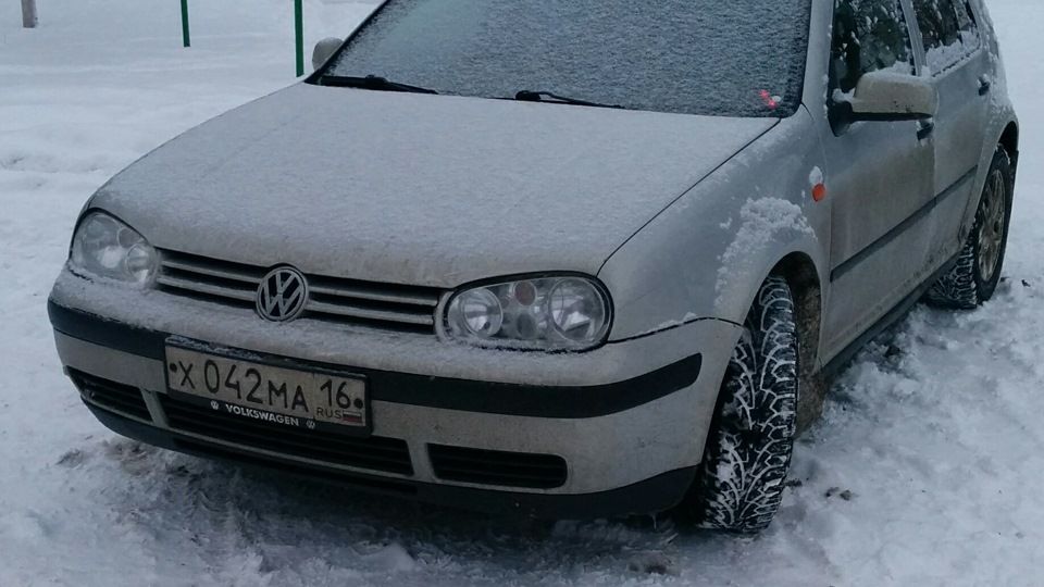 замена гофры на глушителе — Volkswagen Golf Mk4, 1,4 л, 1999 года ...