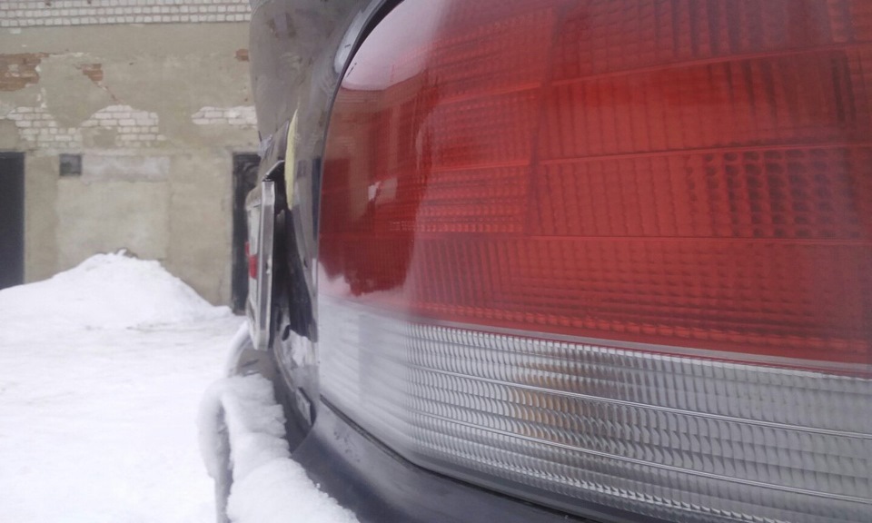 Полировка фар и покрытие их лаком! — Mitsubishi Galant (8G), 2 л, 1998 ...