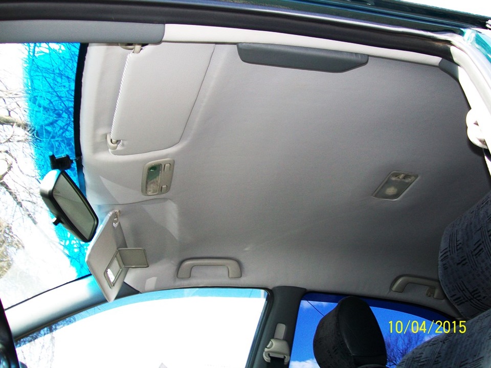 Как снять потолок тойота королла 4. Установил потолок, стойки. - Toyota Corolla (120), 1,6 л, 2005 года стайлинг 