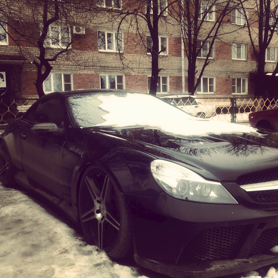 Покупка авто и первый тюнинг. — Mercedes-Benz SL 65 AMG (R230), 5,5 л, 2005  года | тюнинг | DRIVE2