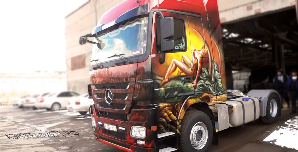 Мерседес Бенц Actros дальнобойщики