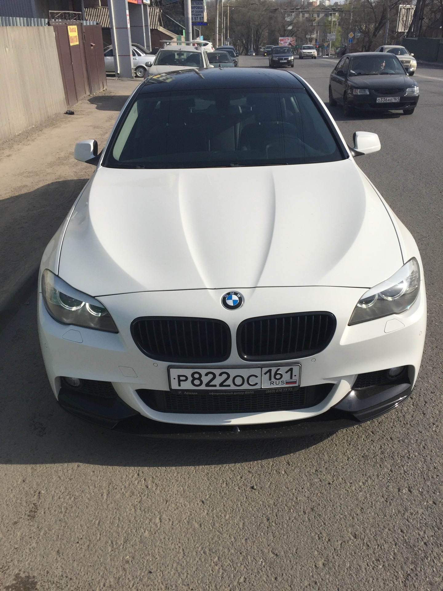 BMW 5 f10 белая