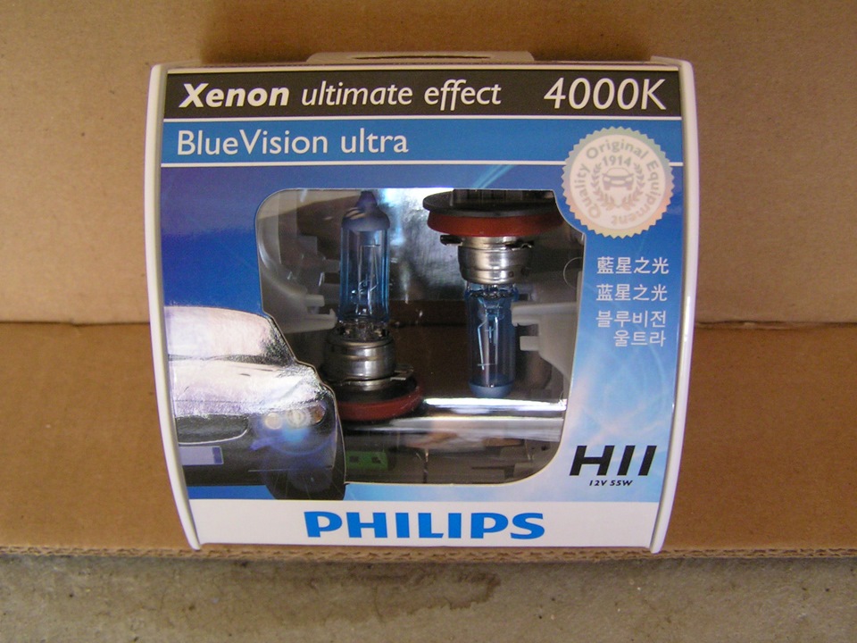 Лампа ближнего света филипс. Philips BLUEVISION Ultra h11. Лампа h7 VALEO ближнего света. H7 лампа Philips 4000 голубая артикул. Лампа h11 Volvo s60 2007.