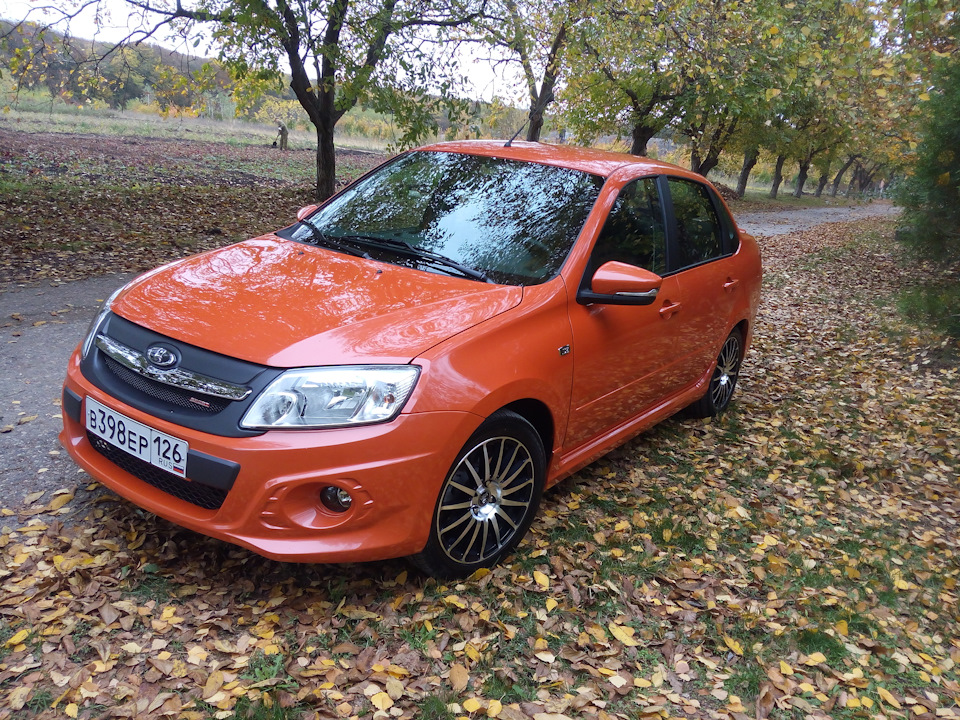 #97. 64-73 и Золотая осень. - Lada Гранта, 1,6 л, 2013 года фотография DRIVE2