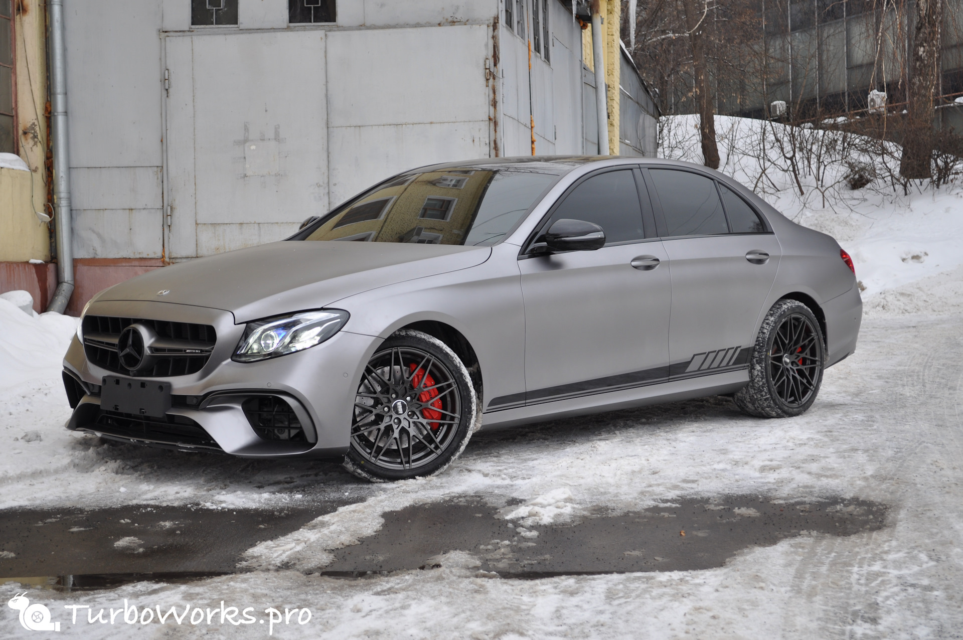 Mercedes w212 матовая пленка