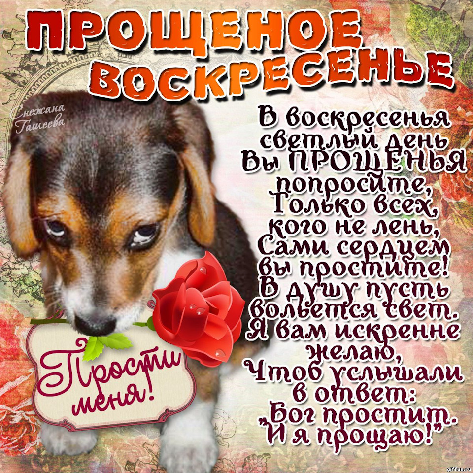 Открытка простите друзья