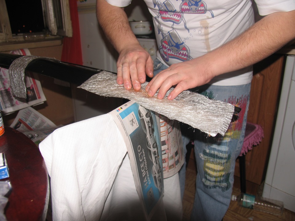 мухобойка бб (своими руками) — Lada 21099, 1,5 л, 1993 года | стайлинг ...