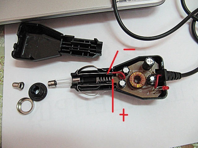 Распайка прикуривателя автомобиля