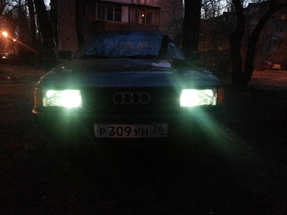 Новые лампы и подсветка приборки — Audi 80 (B3), 1,8 л, 1989 года ...