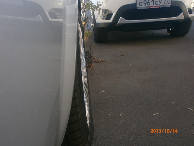 Увеличение вылета колесных дисков. — Ford Focus II Hatchback, 2 л, 2011 ...