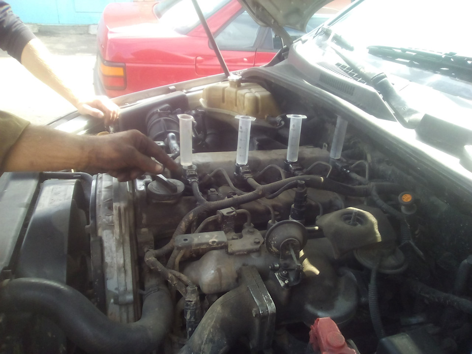 Тест форсунок, замена шайб под форсунками. — KIA Sorento (1G), 2,5 л ...