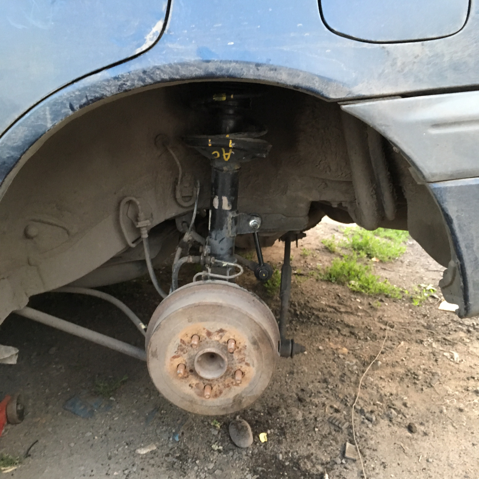 Замена стоек. Часть 1 - Toyota Carina (7G), 1,5 л, 1996 года своими руками DRIVE