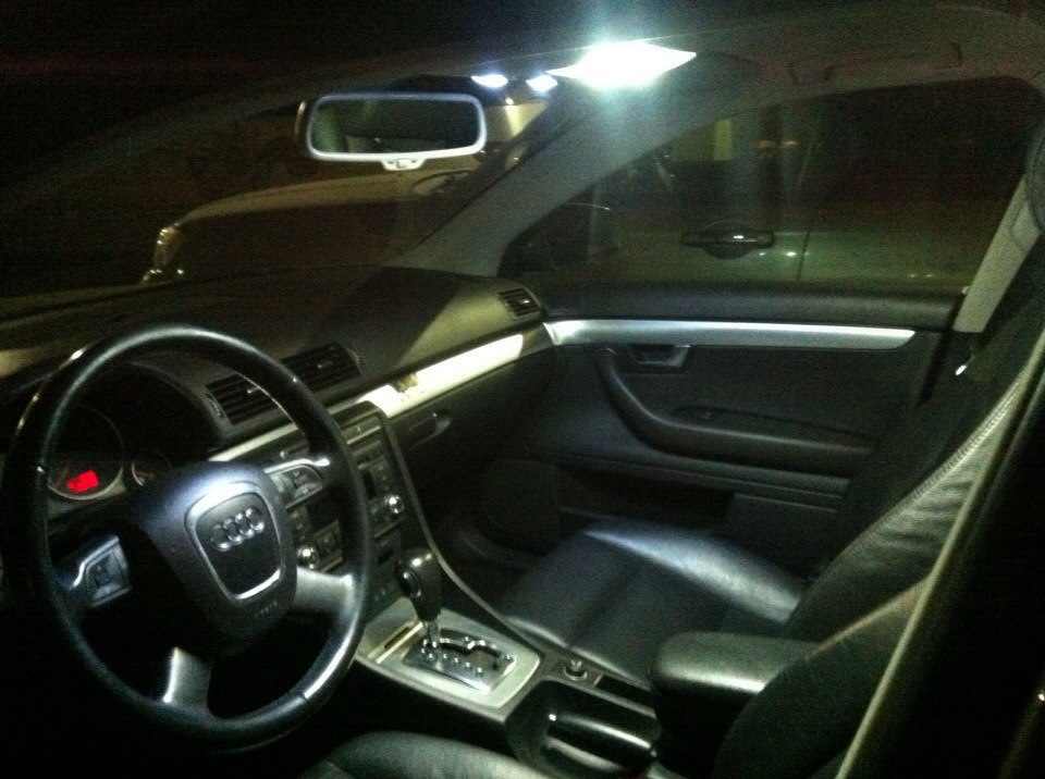 Подсветка салона Ambient Light Audi a6