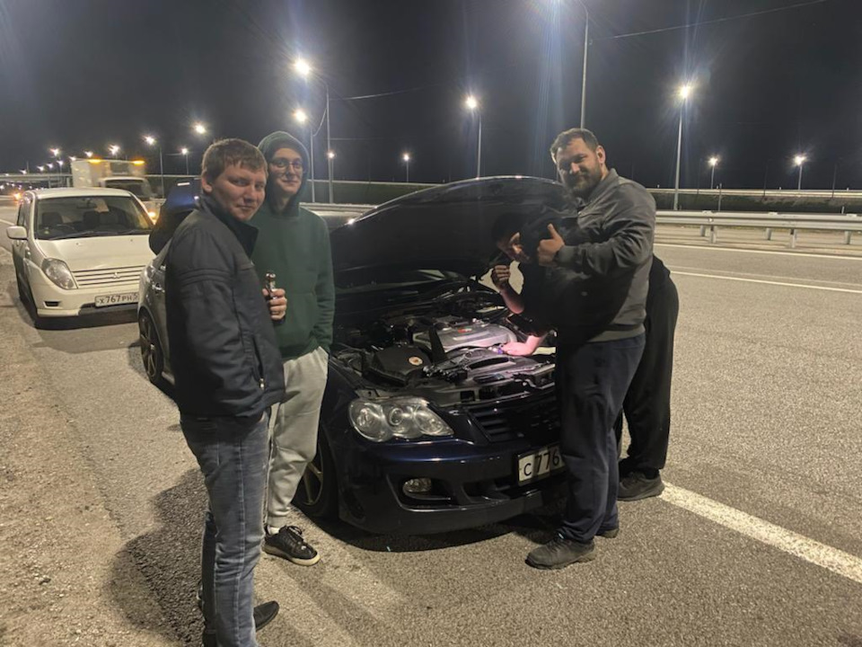 Установка водометанола. — Toyota Mark X (GRX120), 3,5 л, 2007 года ...