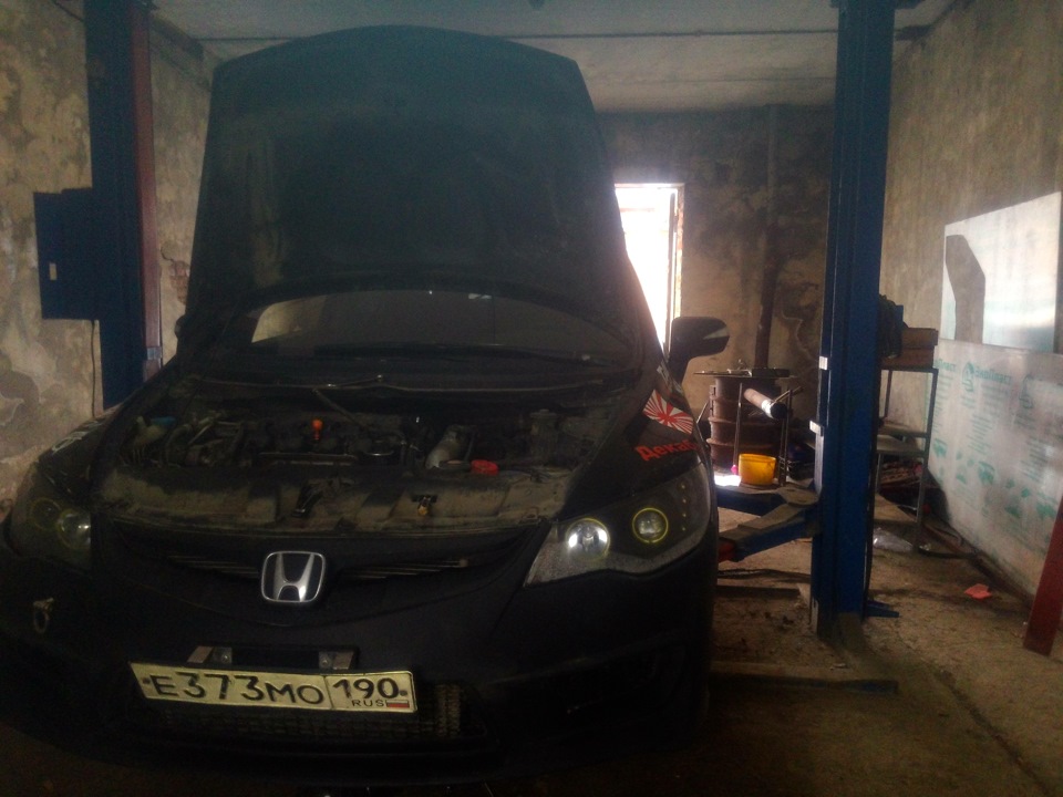 downpipe и как извлечь обломанный ABC сенсор. — Honda Civic 4D (8G), 1 ...