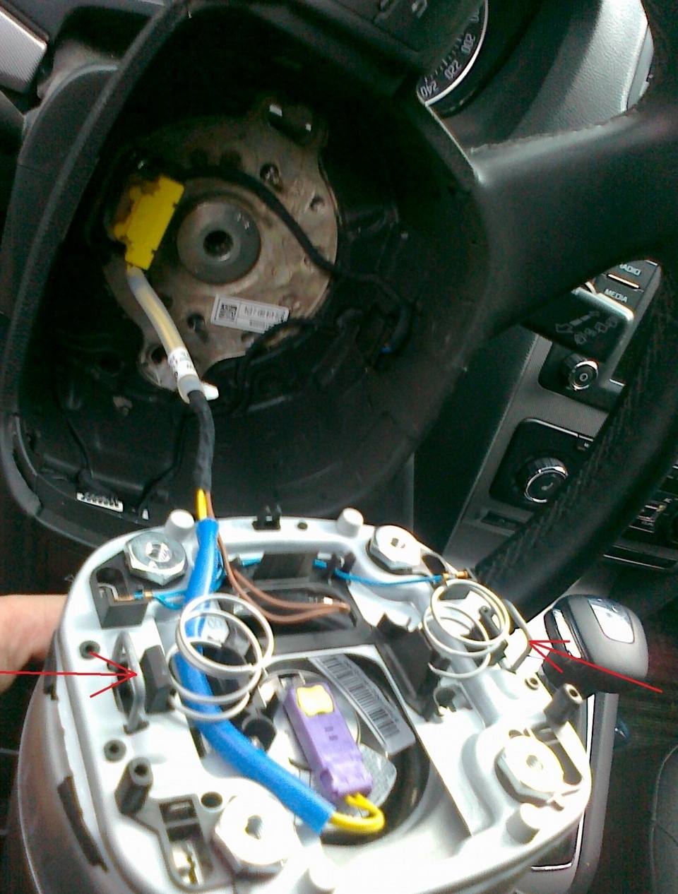 Установка руля от RS FL — Skoda Octavia A5 Mk2, 1,8 л, 2012 года ...