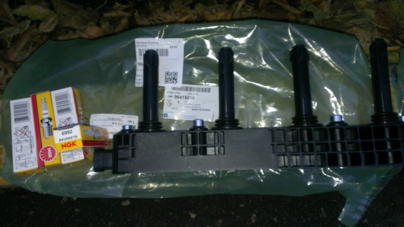 Замена КАТУШКИ и свечей — Chevrolet Lacetti 5D, 1,8 л, 2008 года ...