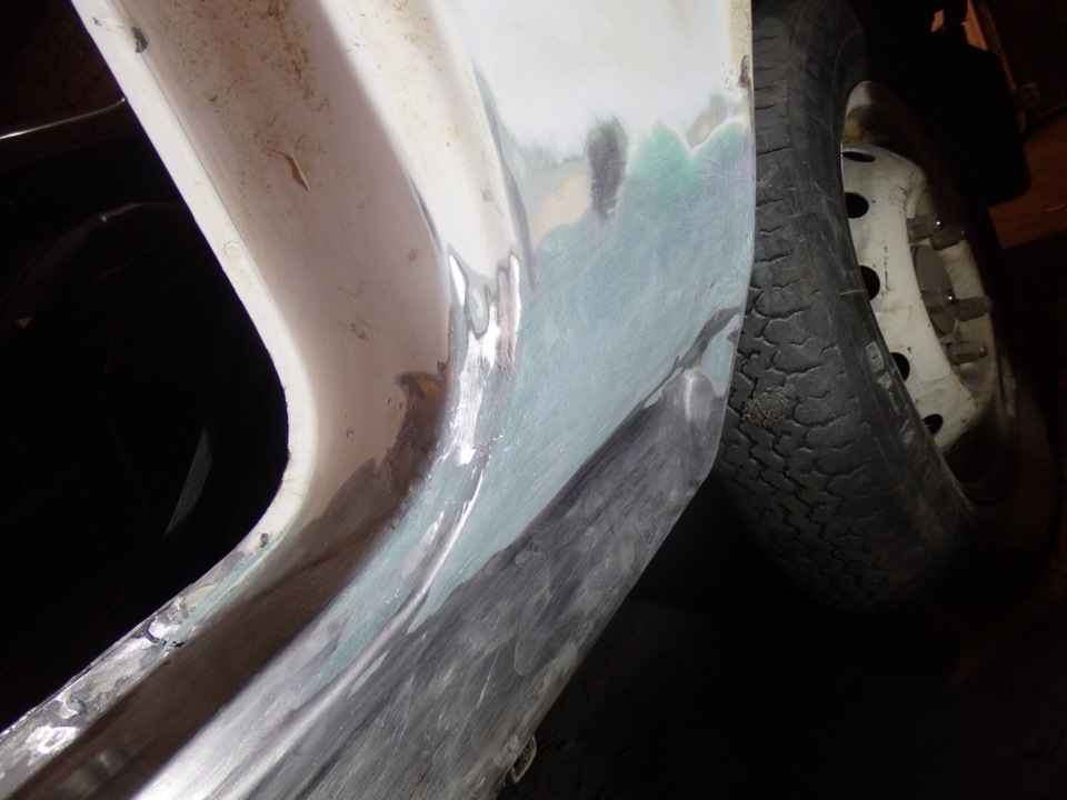 Замена кузовных деталей + Покраска в RAPTOR U-POL (часть2) — Lada 4x4 ...