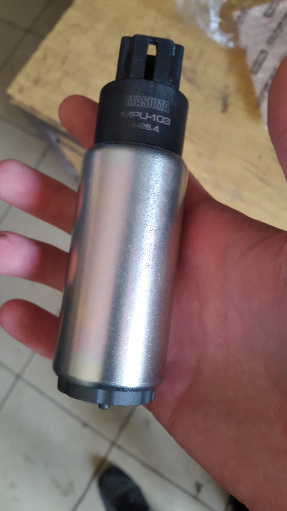 MPU103 Насос топливный Masuma 150L/h, 3kg/cm2, сетка MPU-002, carbon ...
