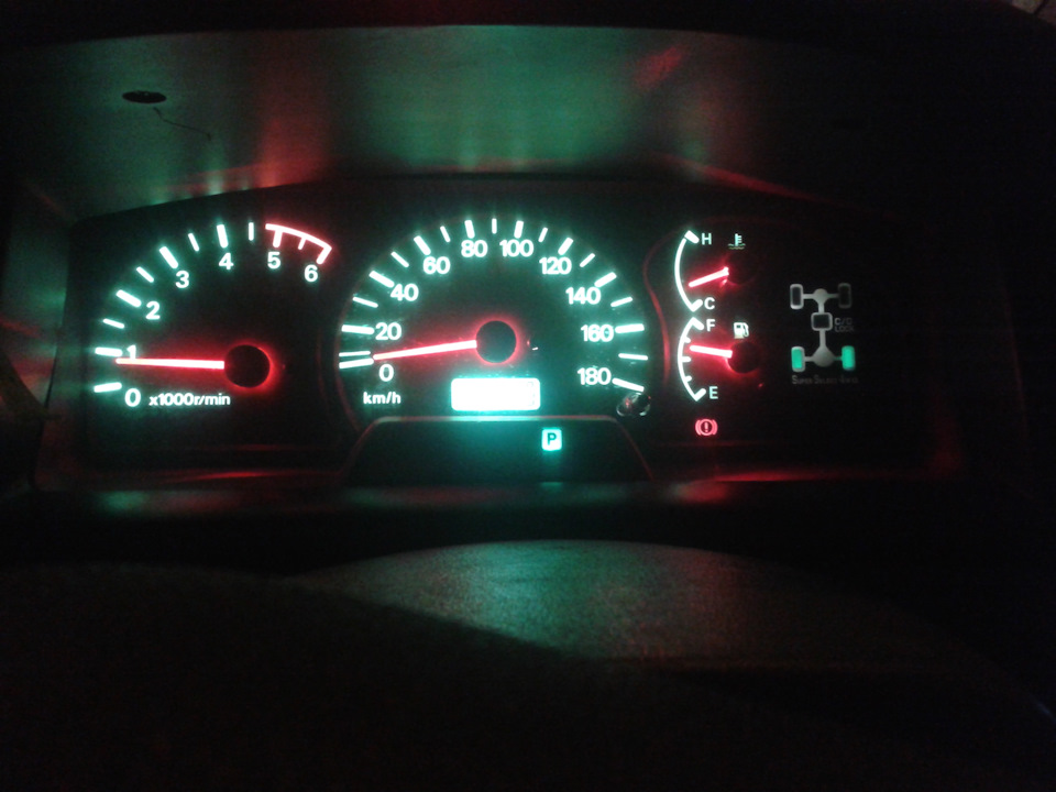 оптитронная панель приборов — Mitsubishi Delica (L400), 2,8 л, 1995 ...