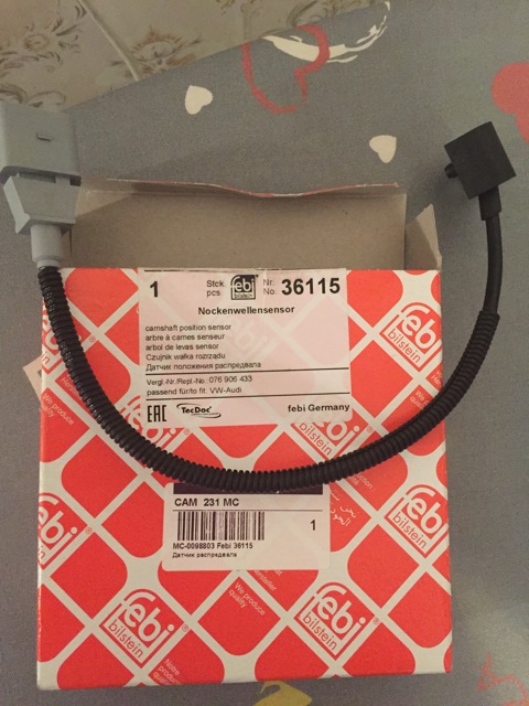 076906433 Датчик положения распредвала VAG | Запчасти на DRIVE2