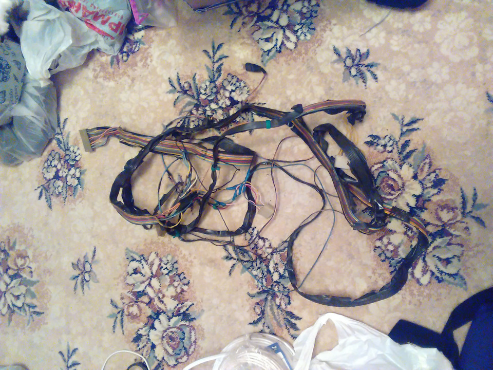 Проводка. Под капотом, по салону. — Lada 2109, 1,3 л, 1987 года ...