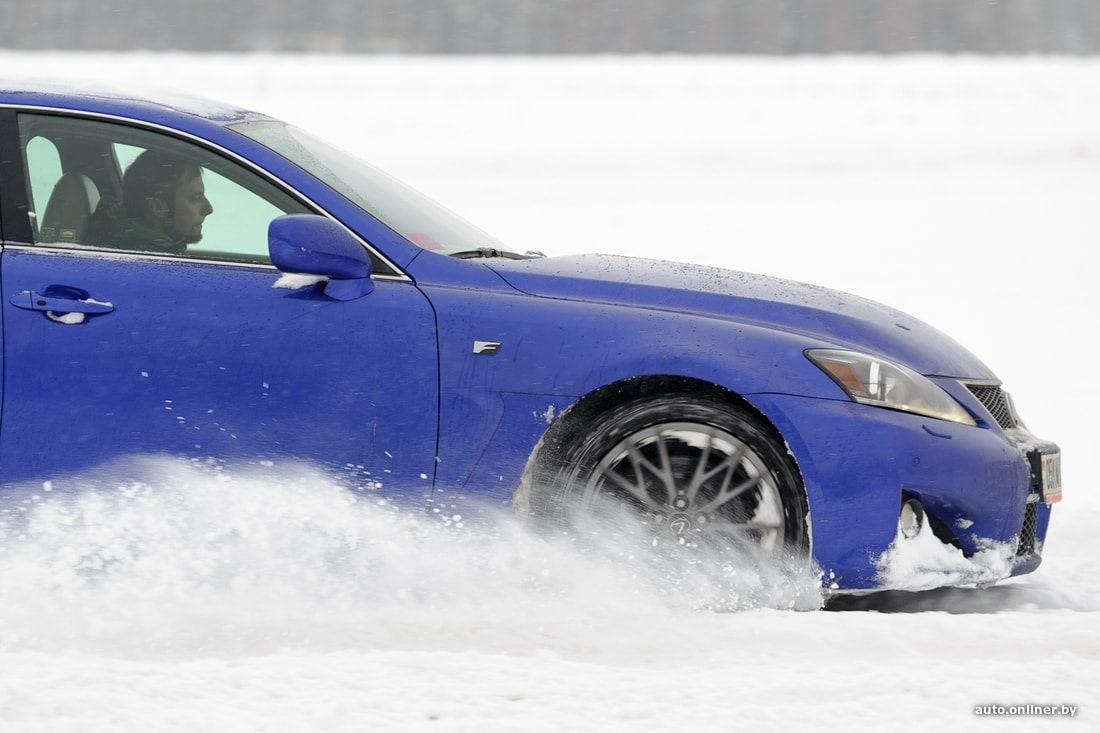 Зимний трек-день и засвет на onliner.by — Lexus IS-F, 4,9 л, 2010 года |  покатушки | DRIVE2