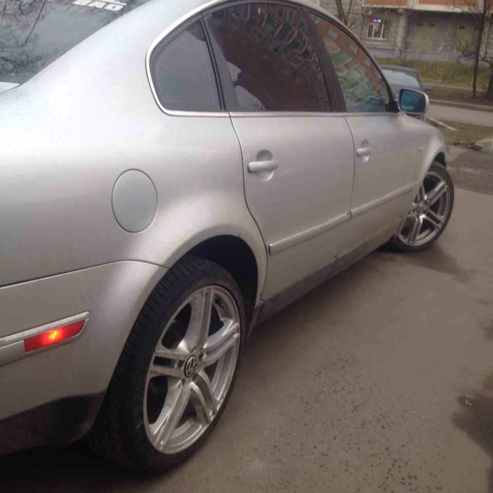 Новые колёса 18 радиус — Volkswagen Passat B5, 1,8 л, 2001 года ...