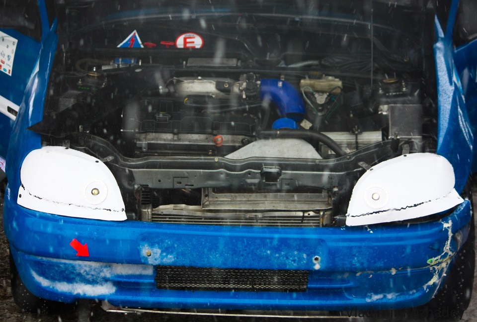 Гонки Раменское 03.02.13 — Hyundai Elantra (3G), 1,6 л, 2004 года ...