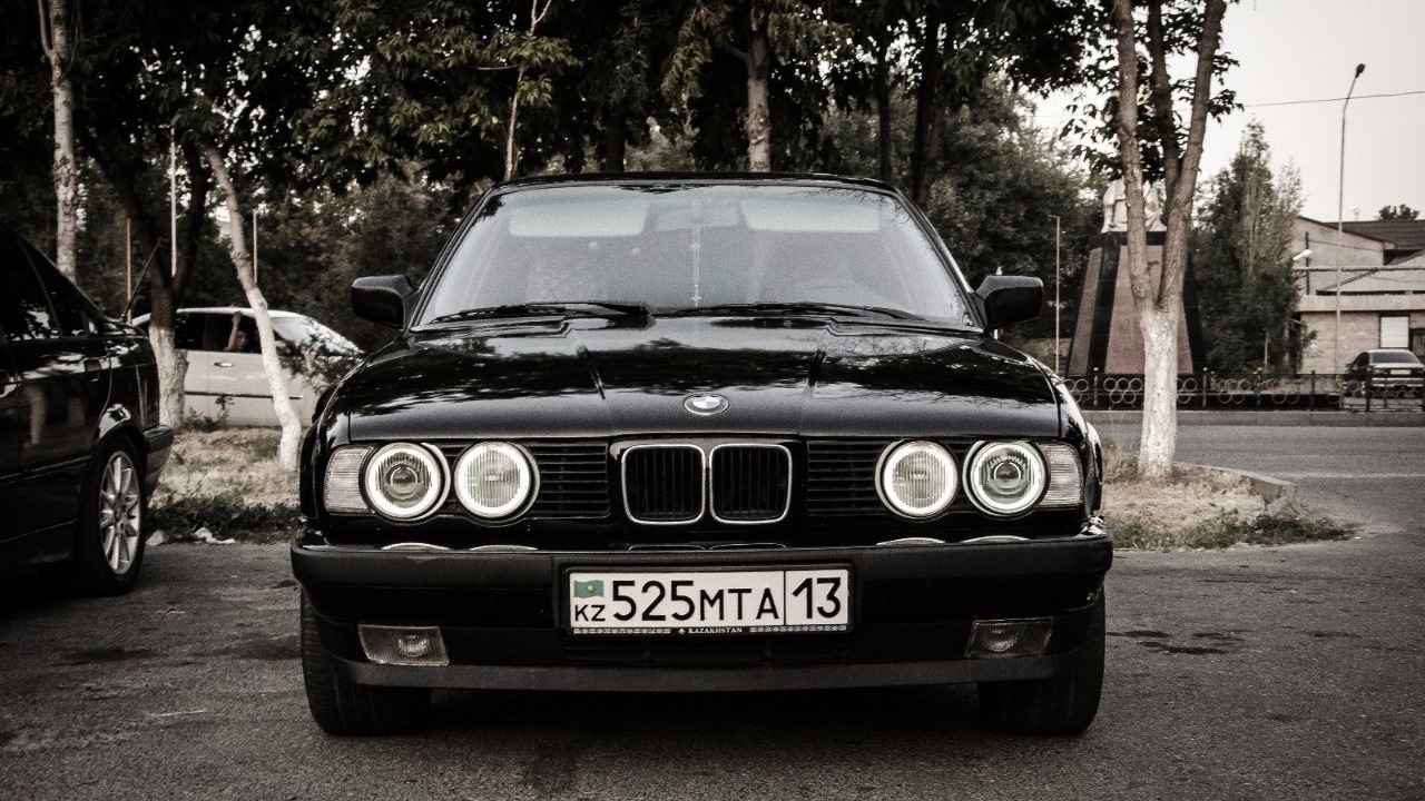 BMW 5 series (E34) 2.5 бензиновый 1992 | Черный БУМЕР на DRIVE2