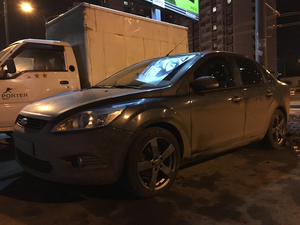 Dezent TD graphite R17 7 5J ET40 Ford Focus Sedan II 1 8 л 2010 года тюнинг DRIVE2